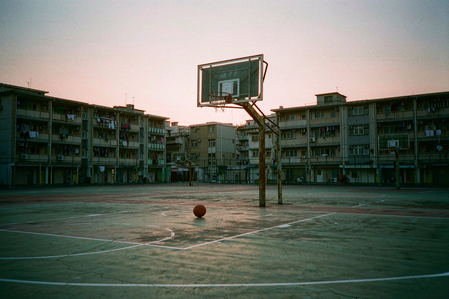 黄昏的球场